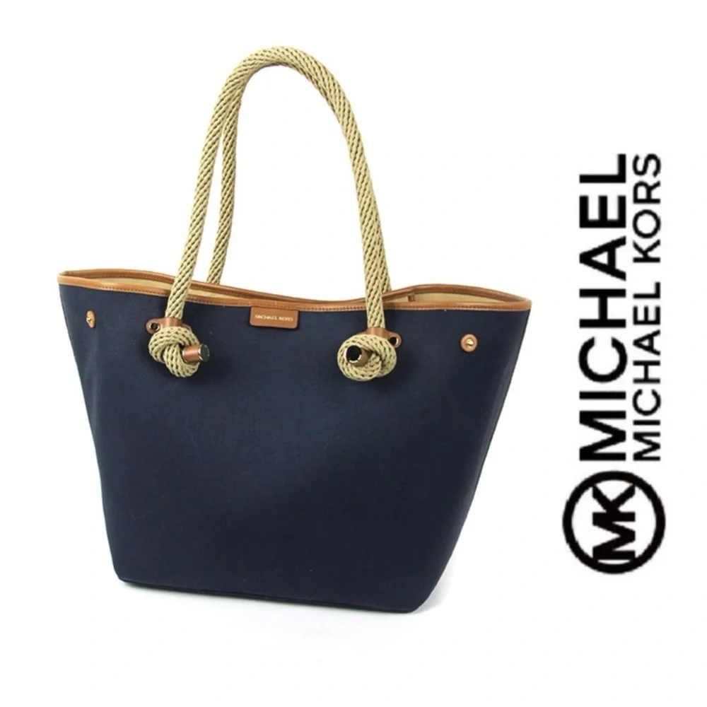 MICHAEL KORS MARITIME CANVAS ADMIRAL LARGE BEACH‎ 5222